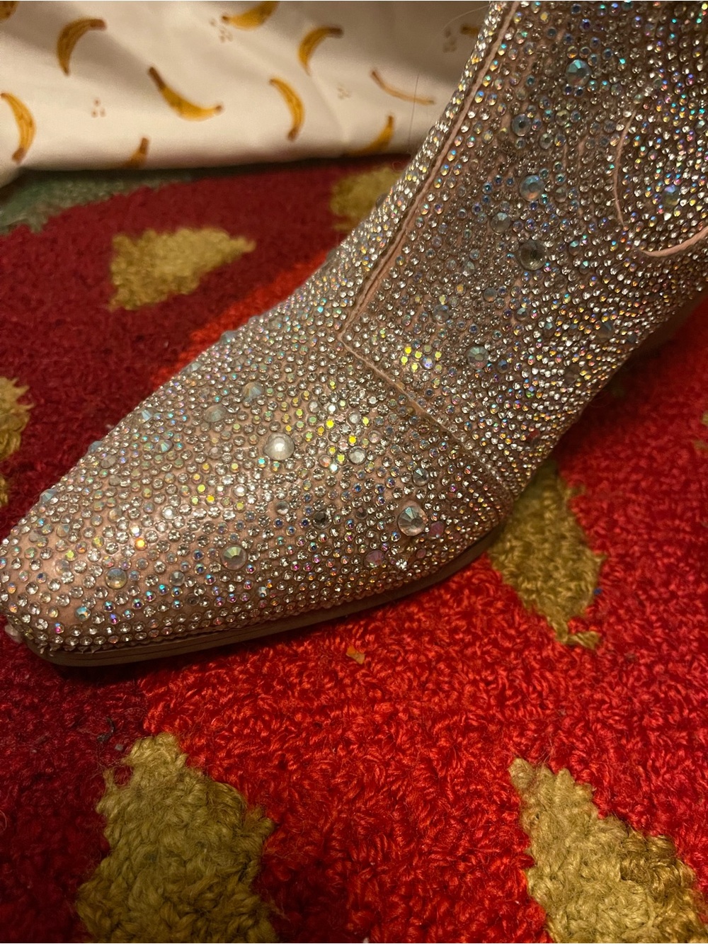 Matisse Rhinestone Bling Cowboy Cowgirl Boots Rave Concert - Picture 4 of 6